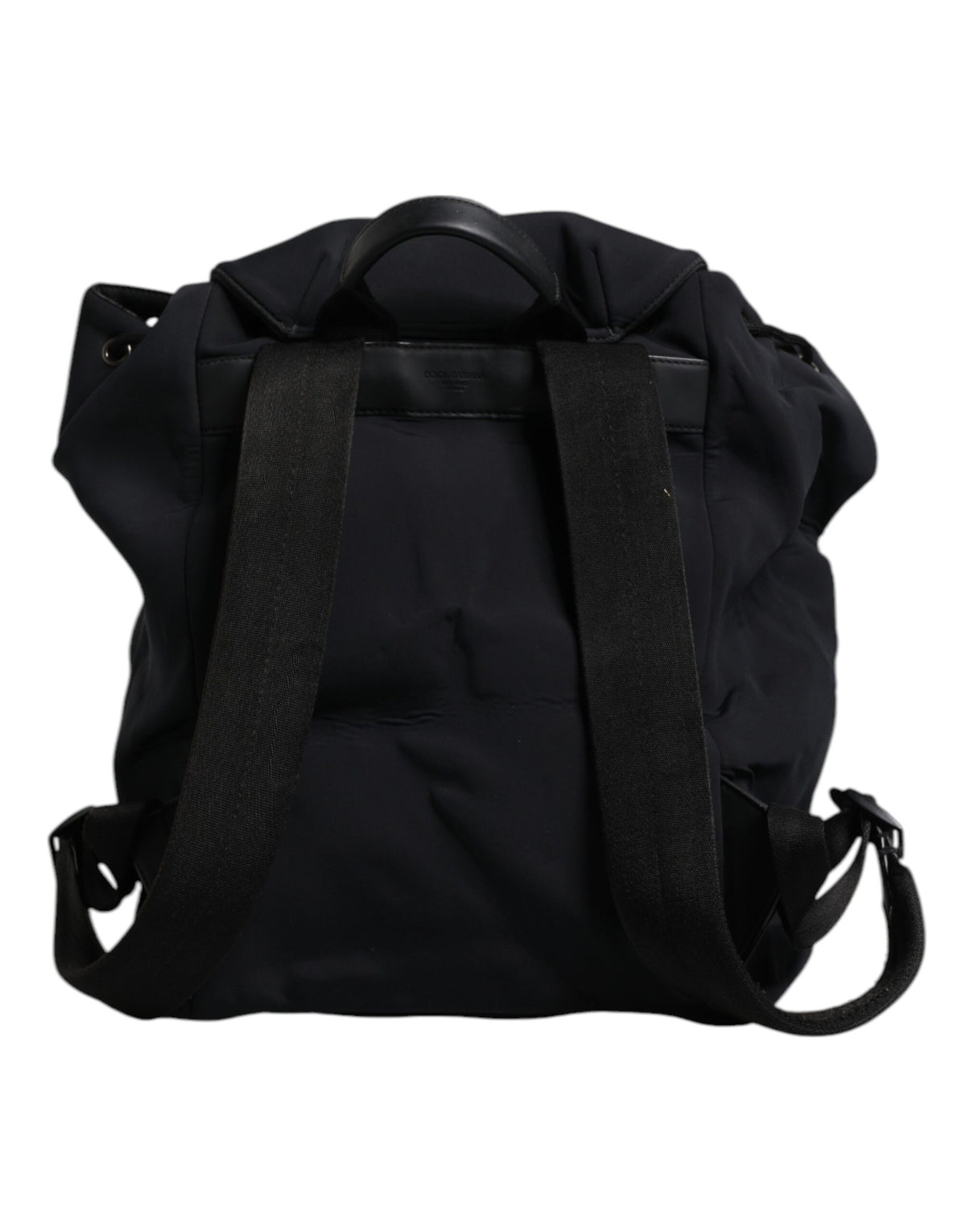 Dolce & Gabbana Black Neoprene Nylon DG Logo School Backpack Bag - view 4
