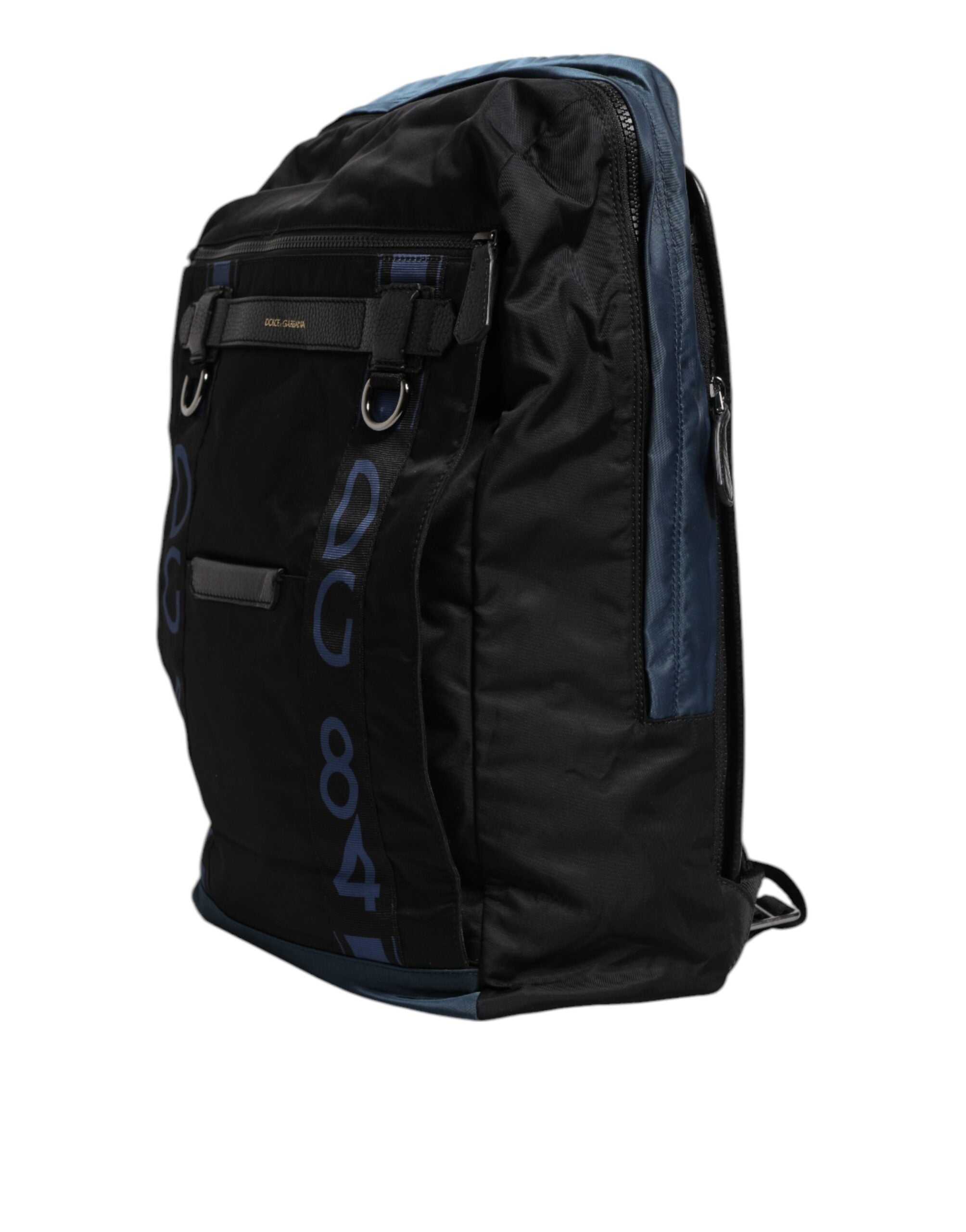 Dolce & Gabbana Black Nylon DG Logo School Backpack Bag - view 3