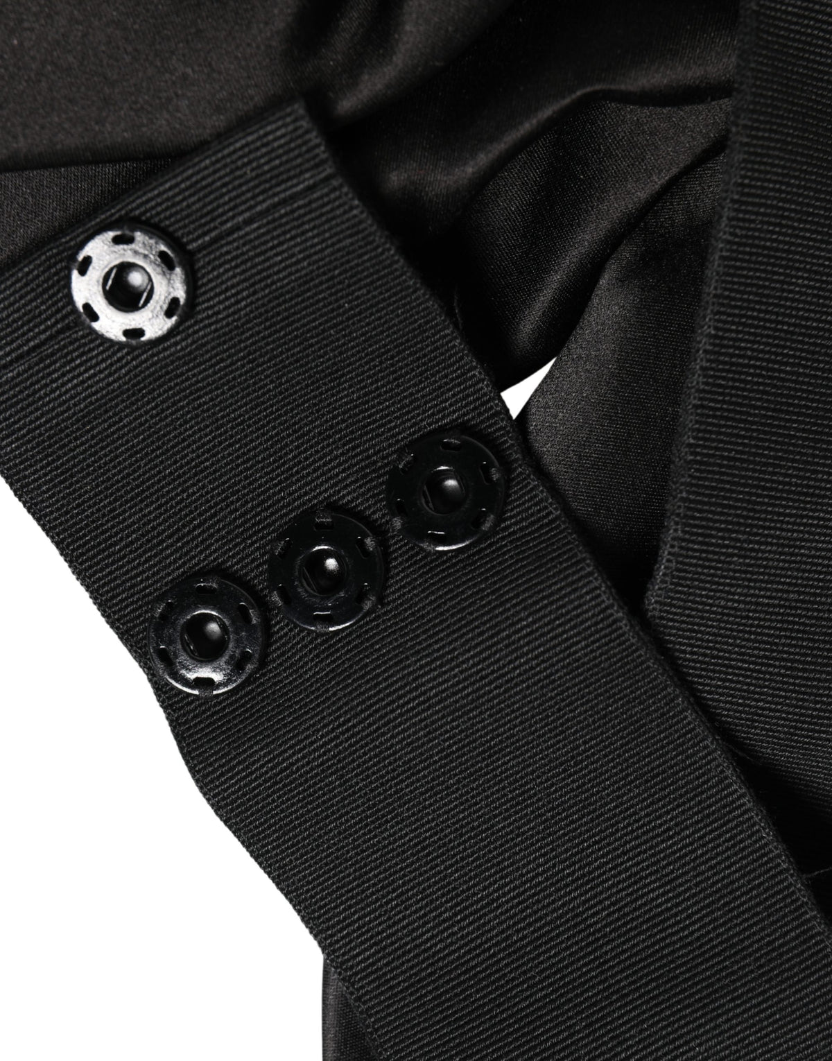 Dolce & Gabbana Black Silk Satin Sash Wide Waist Women Belt - view 3