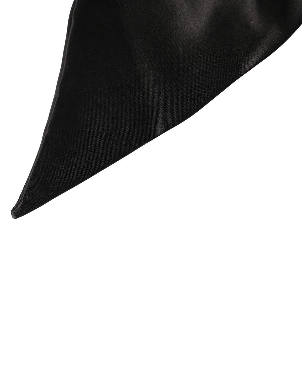 Dolce & Gabbana Black Silk Satin Sash Wide Waist Women Belt - view 5