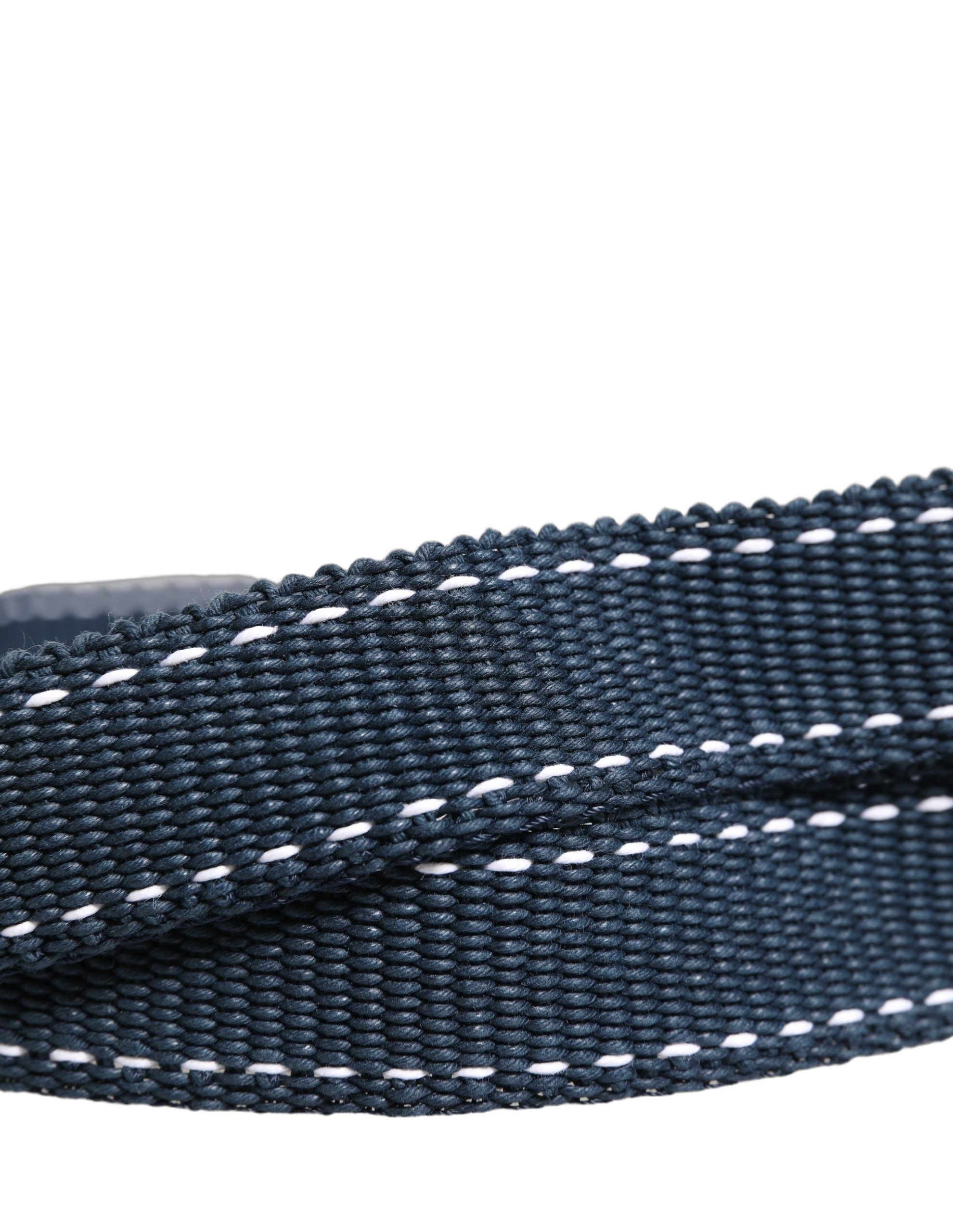 Dolce & Gabbana Blue Cotton Canvas DG Logo Metal Buckle Belt - view 5