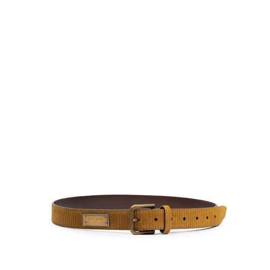 Dolce & Gabbana Brown Leather Regular Belt - YSONA