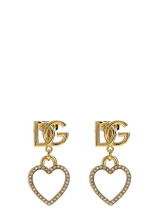 Dolce & Gabbana Gold Brass Earrings - YSONA