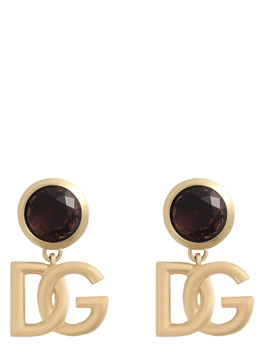 Dolce & Gabbana Gold Brass Earrings - YSONA