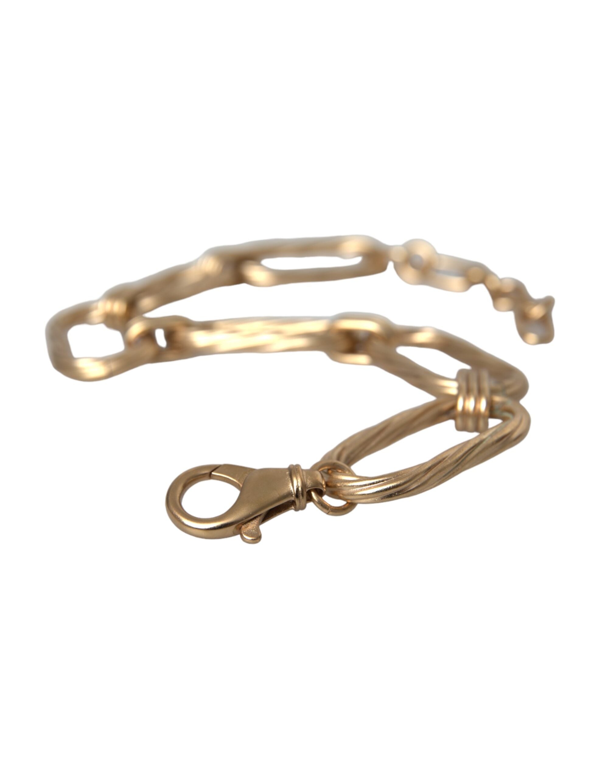 Dolce & Gabbana Gold Tone Brass Large Link Chain Jewelry Necklace - view 5