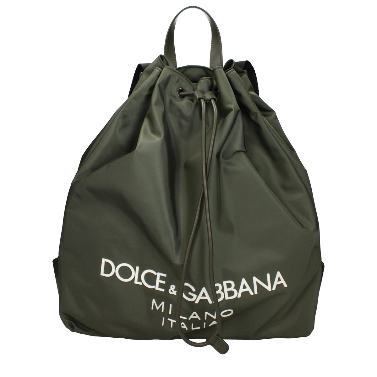 Dolce & Gabbana Green Nylon Backpack - YSONA