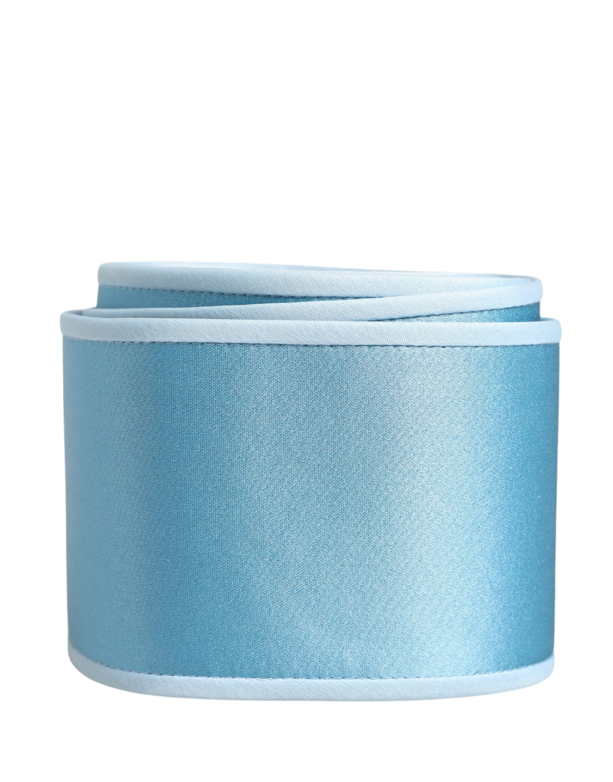 Dolce & Gabbana Light Blue Silk Satin Waist Women Cintura Belt - YSONA