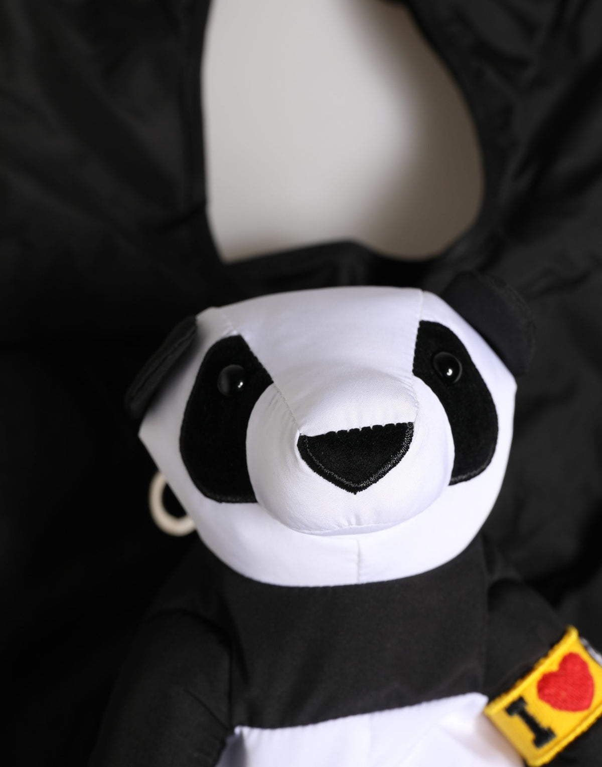 Dolce & Gabbana Men Black Polyester Panda Stuffed Ecobag Bag - view 4
