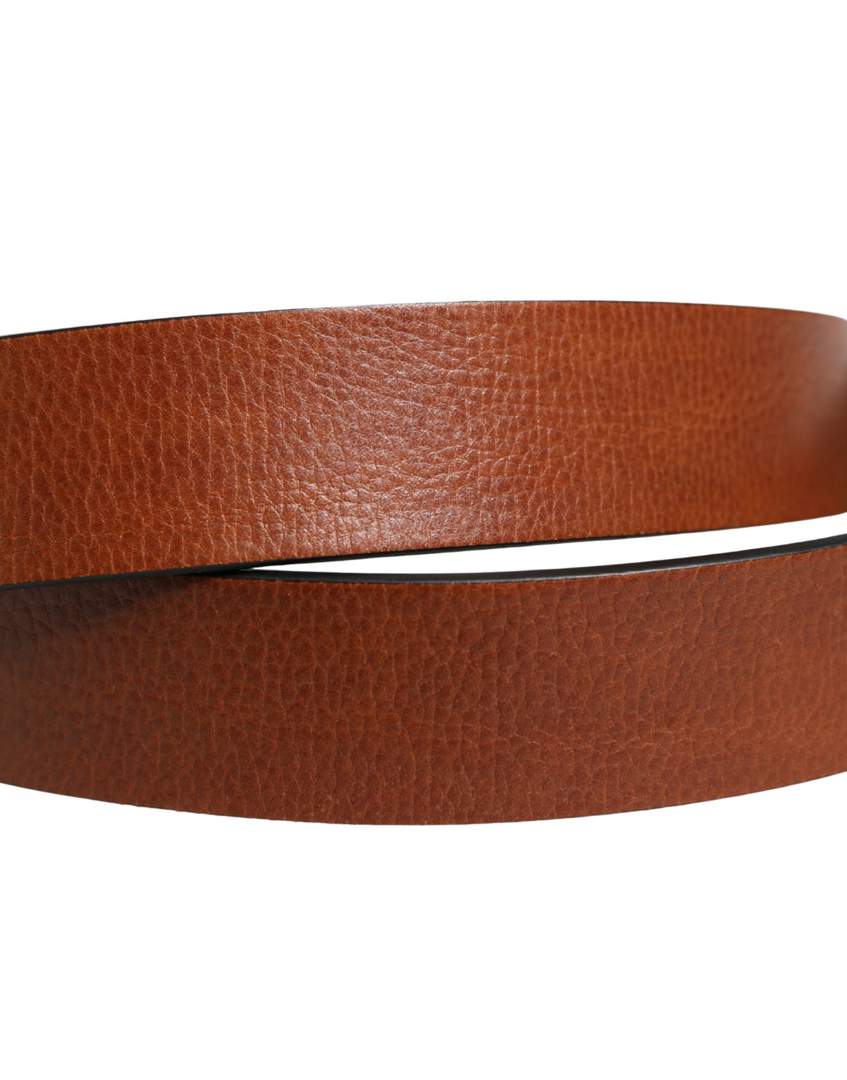 Dolce & Gabbana Men Brown Leather Classic Metal Buckle Belt - view 5