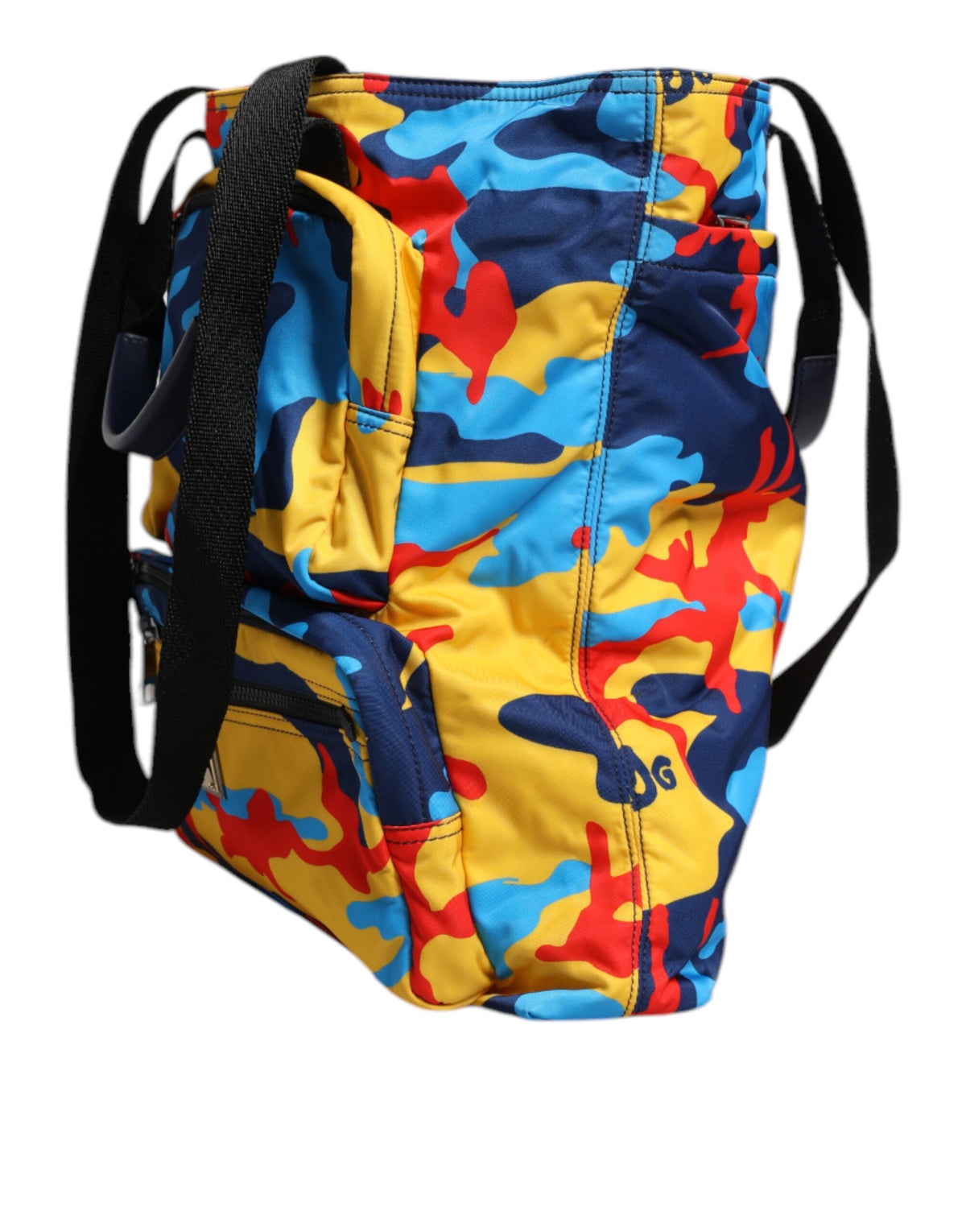 Dolce & Gabbana Multicolor Camouflage Nylon Shopping Tote Bag - view 4