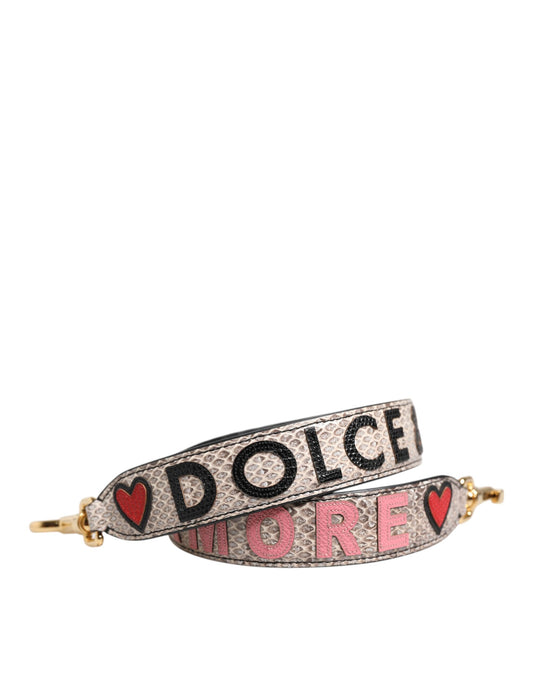 Dolce & Gabbana Multicolor DG AMORE Patch Bag Accessory Shoulder Strap - YSONA