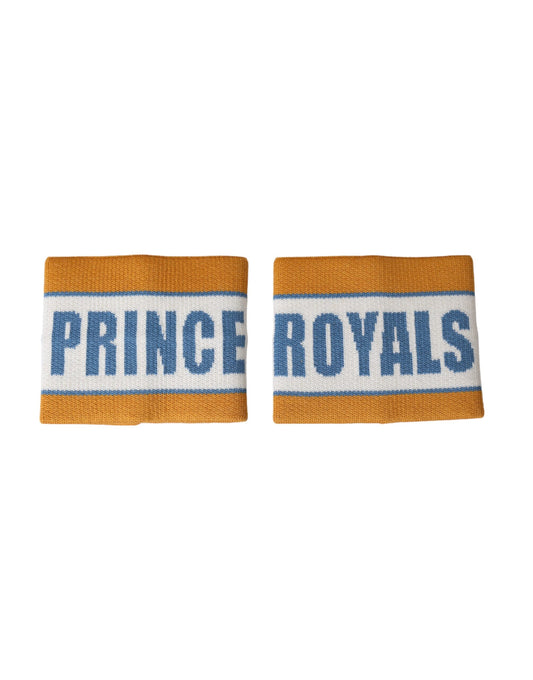 Dolce & Gabbana Multicolor Prince Royals Wool Wristband - YSONA
