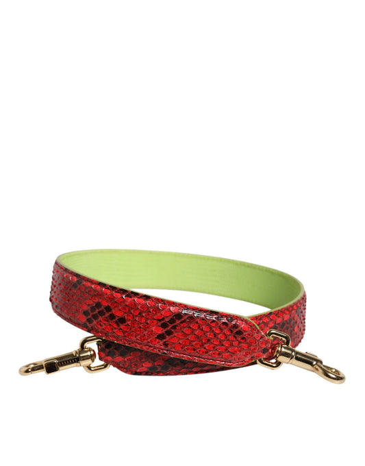 Dolce & Gabbana Red Exotic Leather Handbag Accessory Shoulder Strap - YSONA