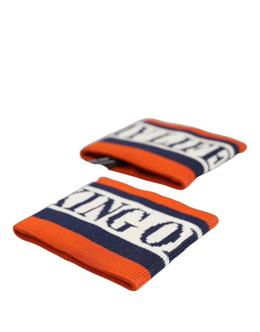 Dolce & Gabbana Set Multicolor Striped Cotton Wristband - YSONA