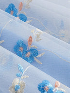 YSONA Floral Embroidered Tie Shoulder Dress — detail view | Women's Dress | Shop YSONA