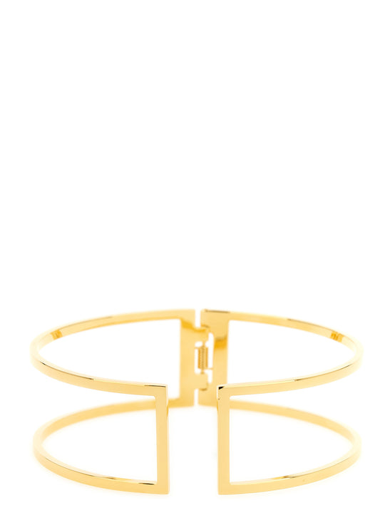 Elisabetta Franchi Gold Brass Necklace - YSONA