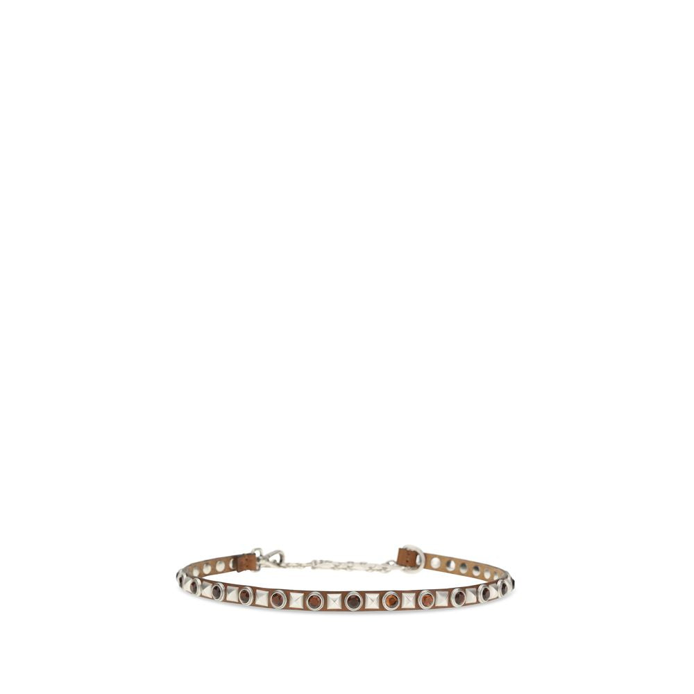 Etro Brown Calf Leather Bos Taurus Regular Belt - view 2
