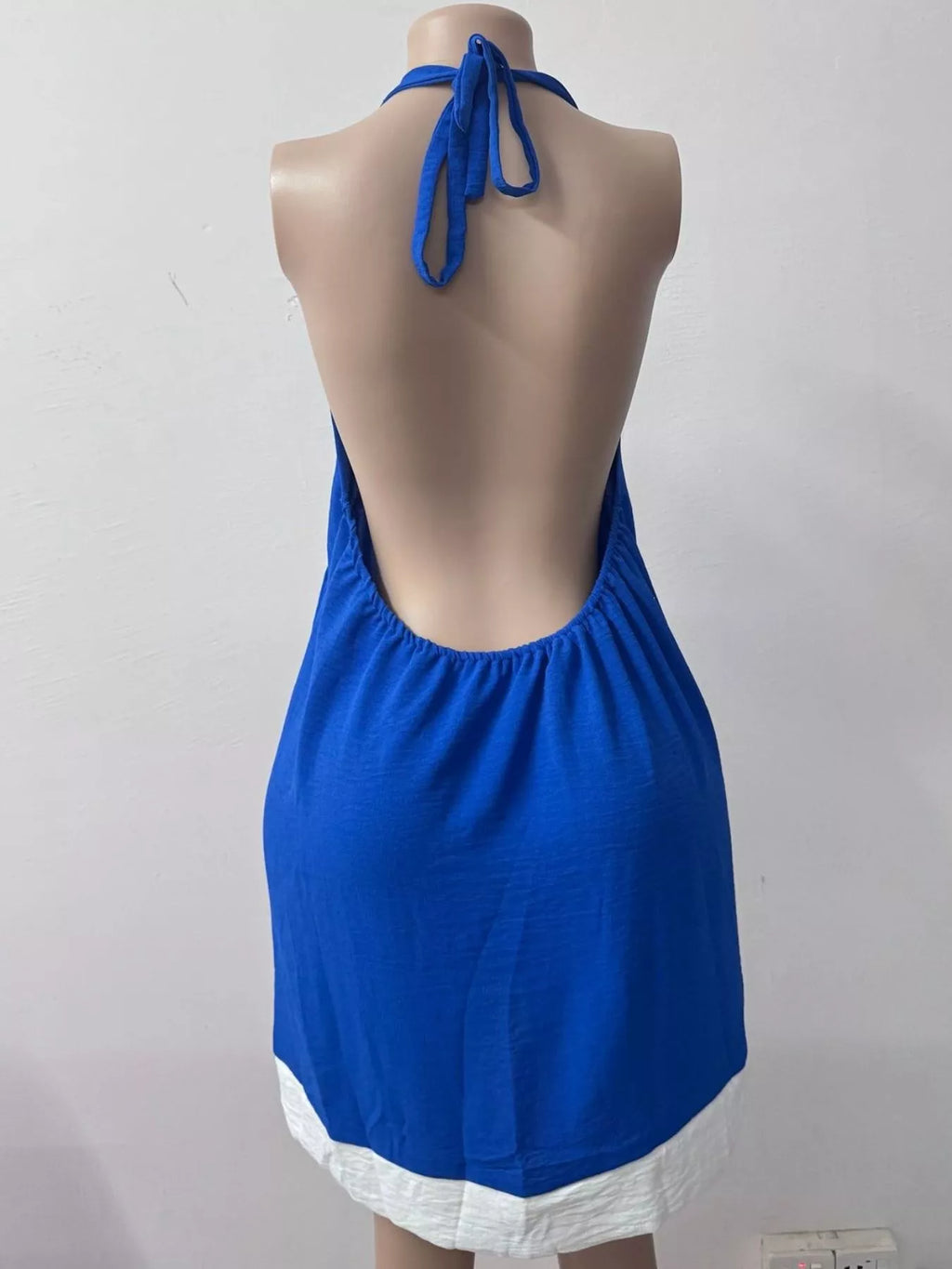 YSONA Backless Halter Neck Mini Dress — styling view | Women's Dress | Shop YSONA