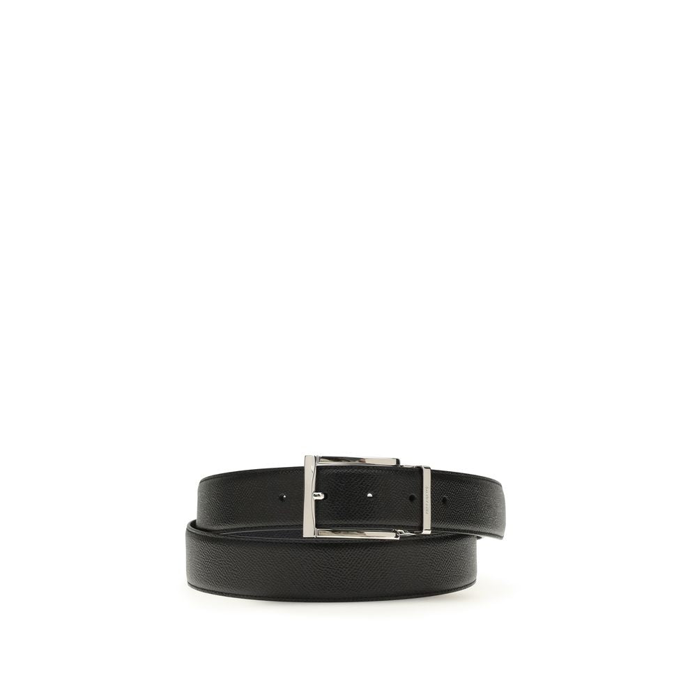 Ferragamo Blue Calf Leather Bos Taurus Regular Belt - YSONA