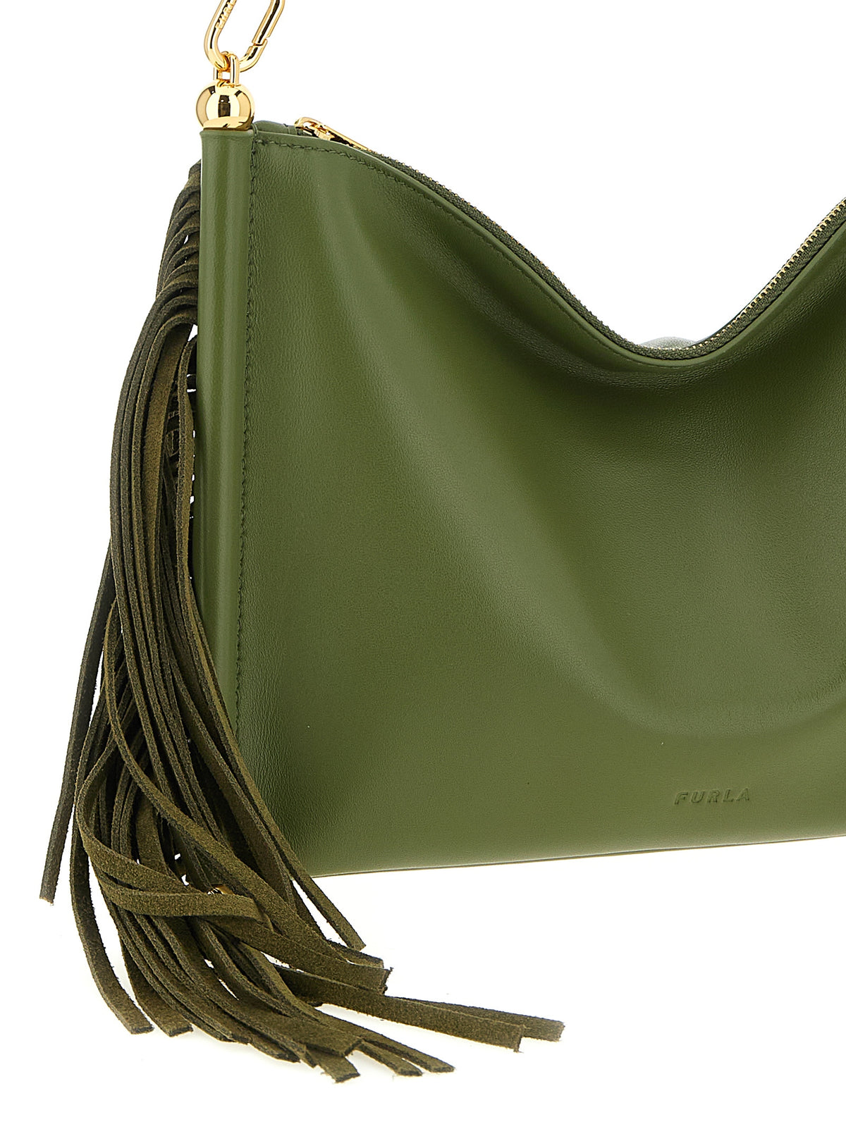 Furla Bicolor Lamb Leather Shoulder Bag - view 3