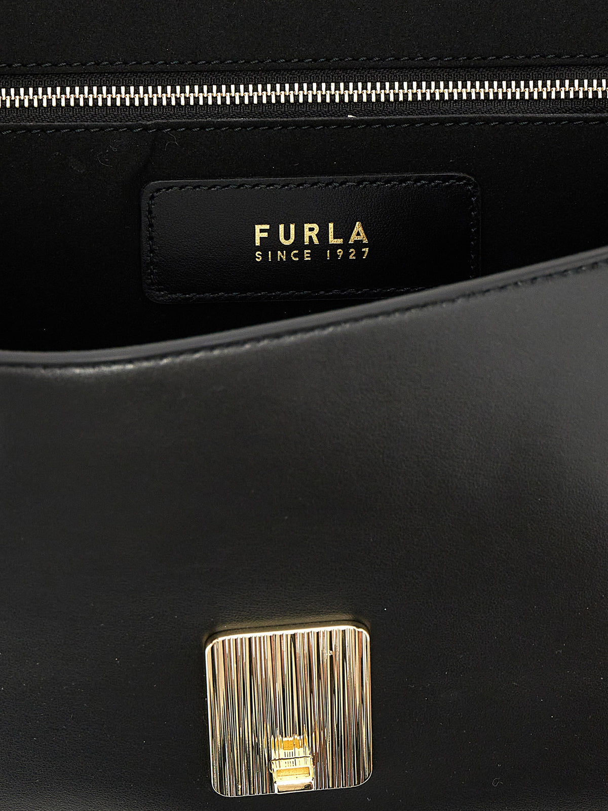 Furla Black Leather Shoulder Bag - view 4