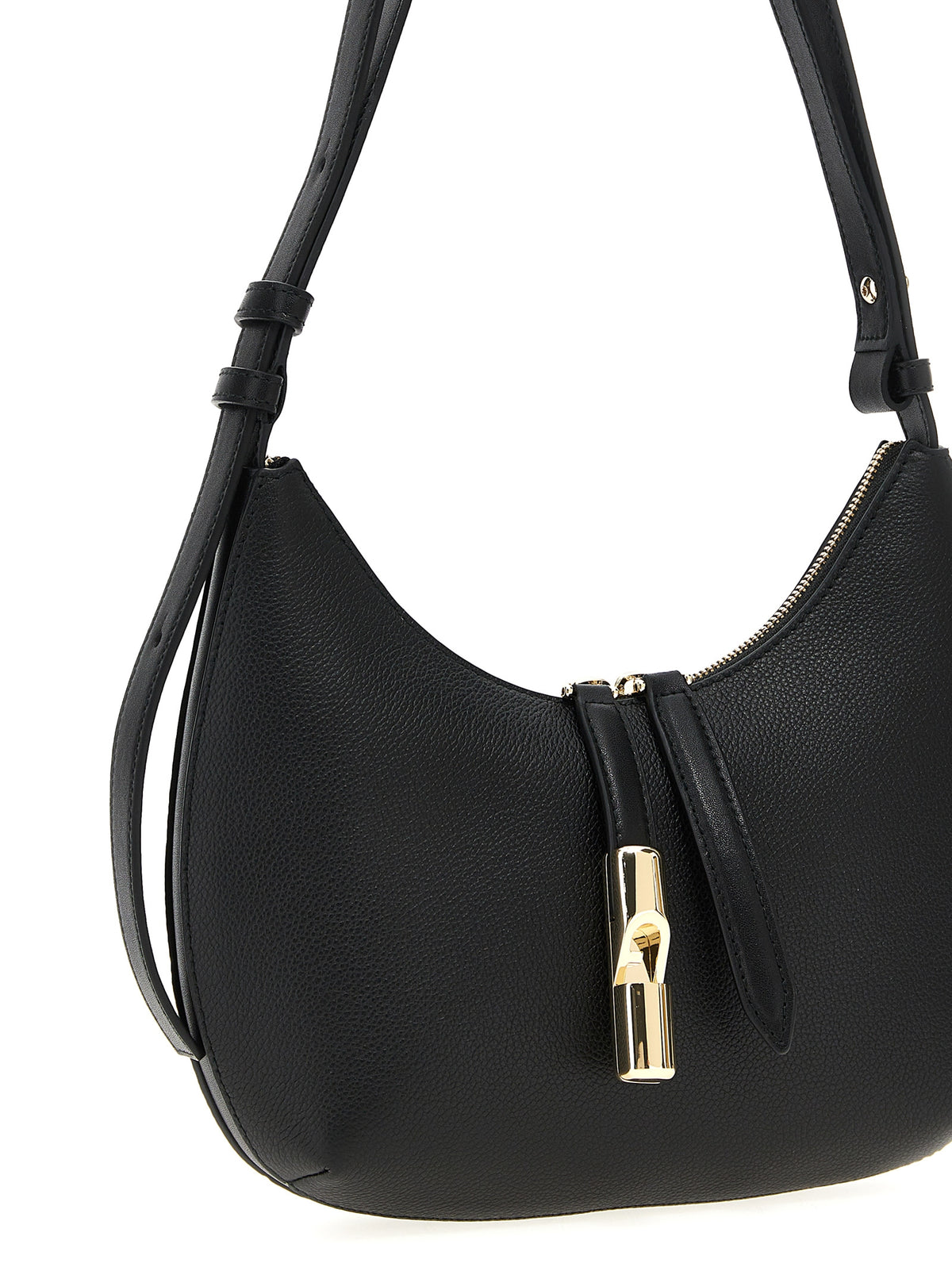 Furla Black Leather Shoulder Bag - view 3