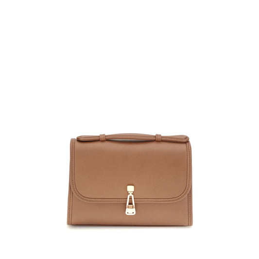 Gabriela Hearst Brown Leather Shoulder Bag - YSONA