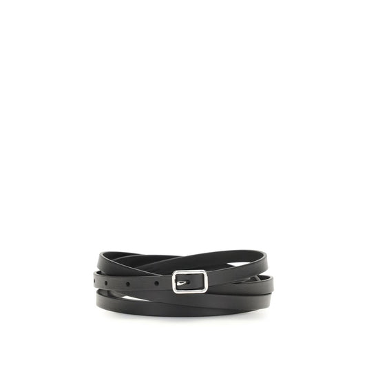 Givenchy Black Calf Leather Bos Taurus Belt - YSONA