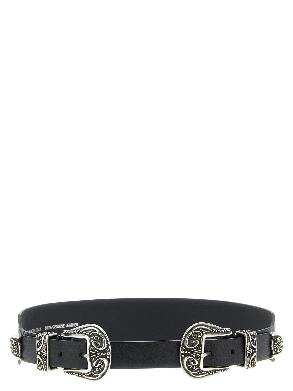 Golden Goose Black Cowhide Regular Belt - YSONA