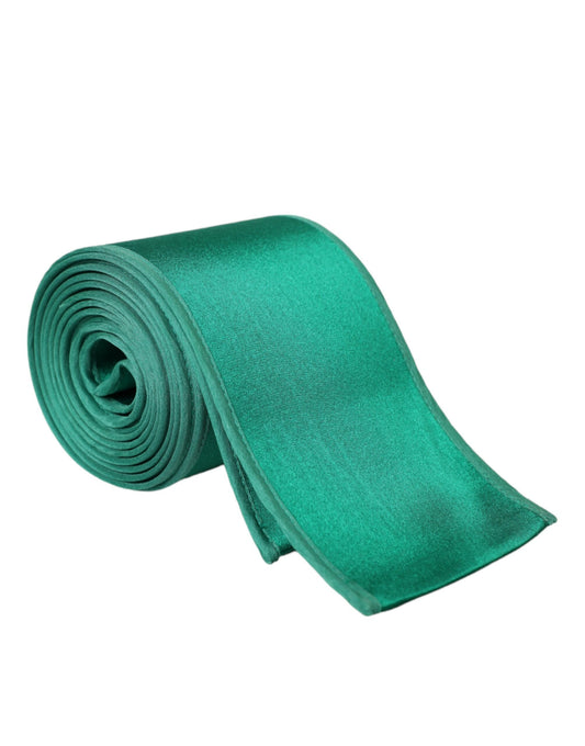 Dolce & Gabbana Green Silk Satin Waist Women Belt - YSONA