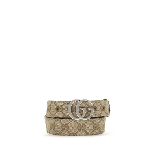 Gucci Beige Fabric Regular Belt - YSONA