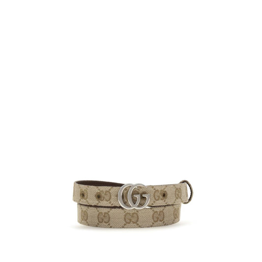 Gucci Beige Fabric Thin Belt - YSONA
