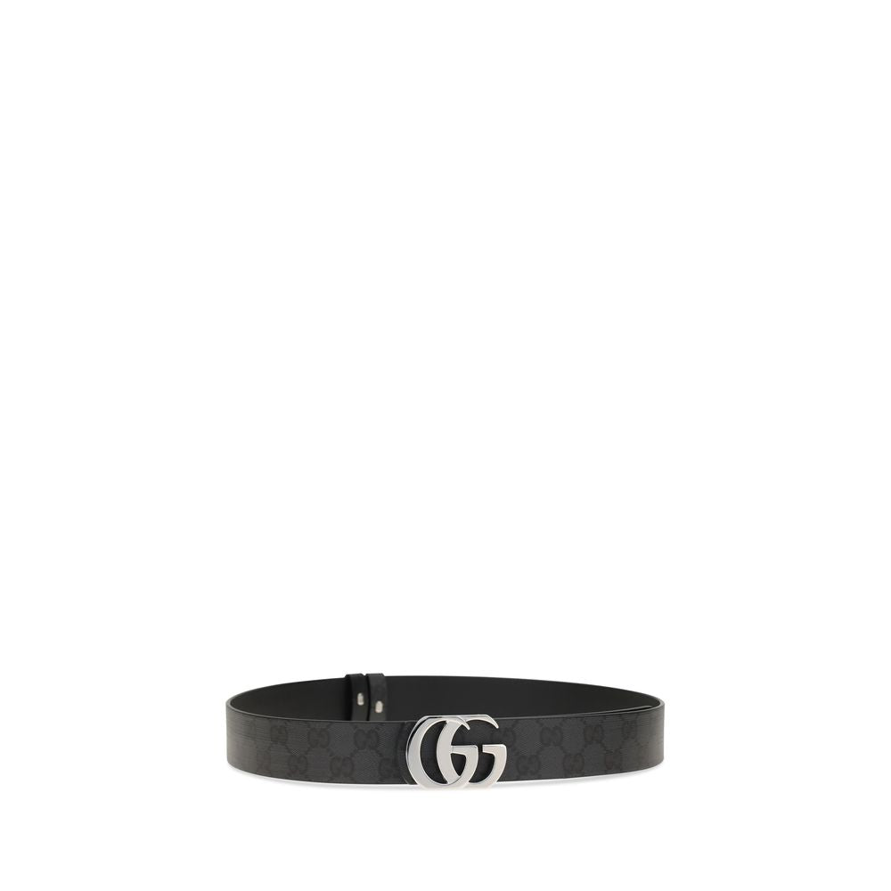 Gucci Black Calf Leather Bos Taurus Regular Belt - view 2