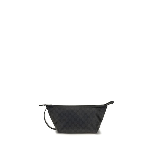 Gucci Black Fabric Clutch Bag