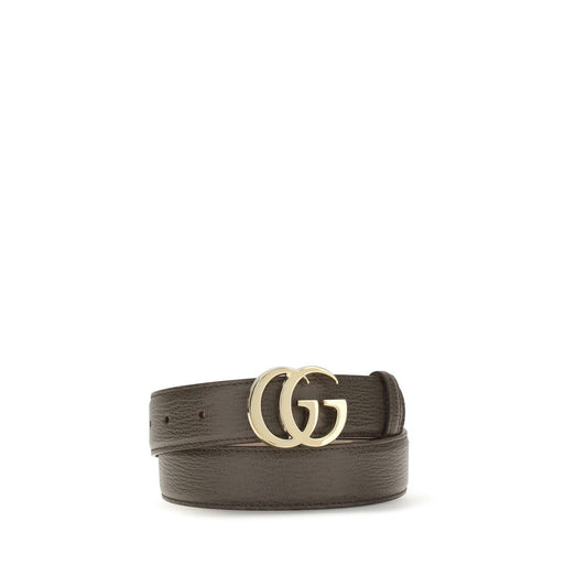 Gucci Brown Calf Leather Bos Taurus Regular Belt - YSONA