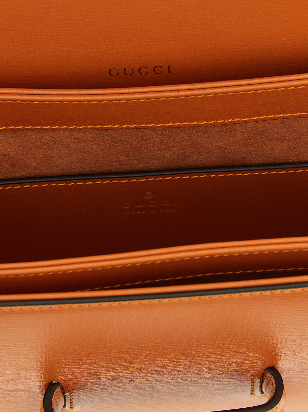 Gucci Orange Calfskin Shoulder Bag - view 4