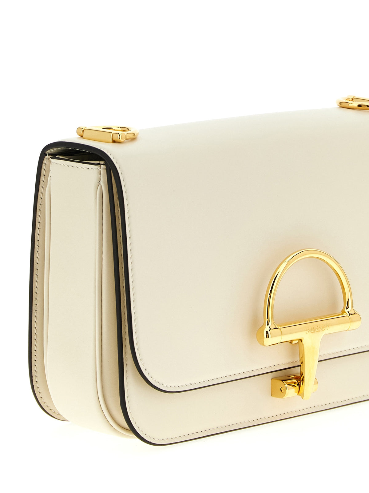 Gucci White Calfskin Shoulder Bag - view 3