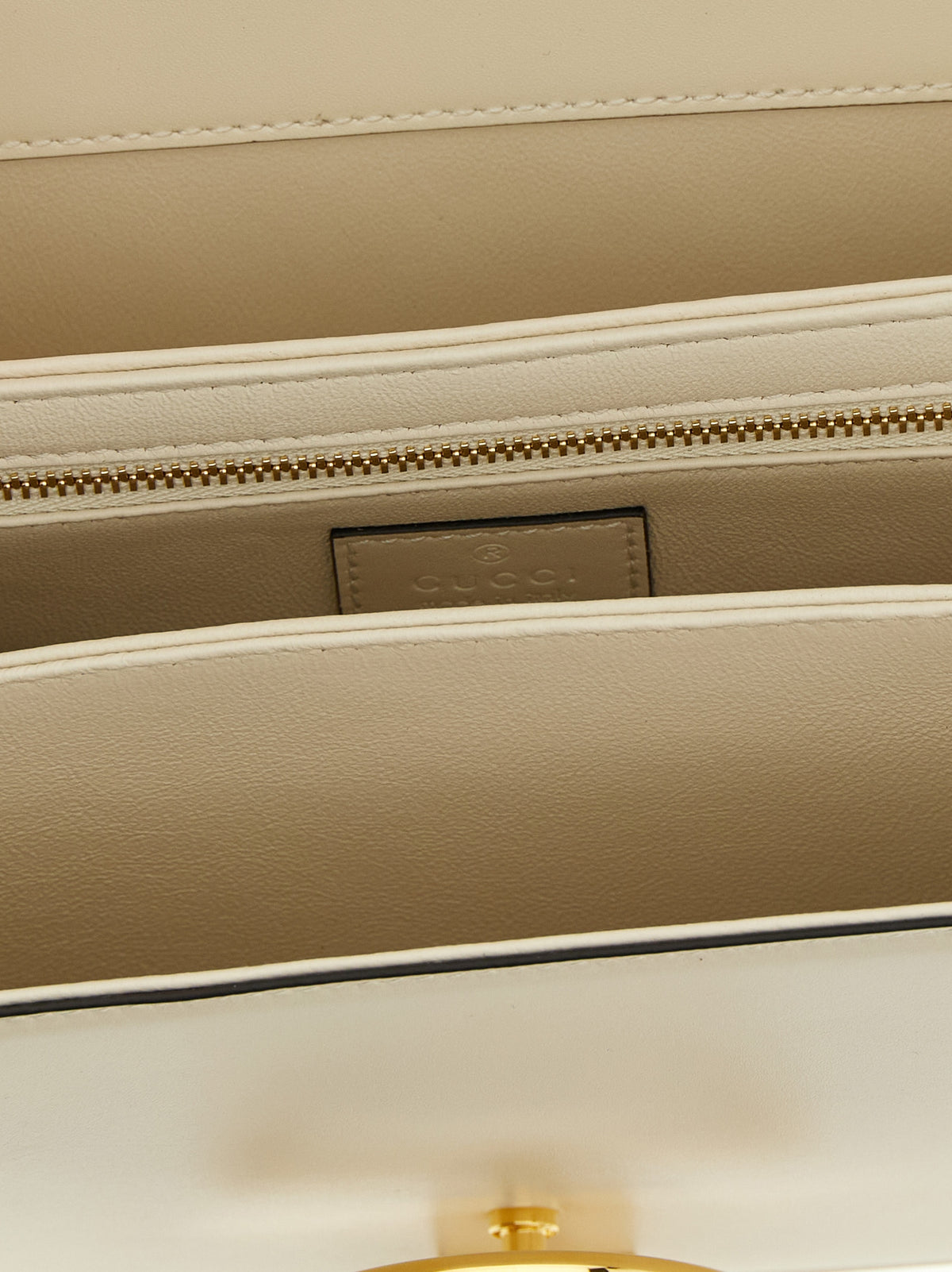Gucci White Calfskin Shoulder Bag - view 4