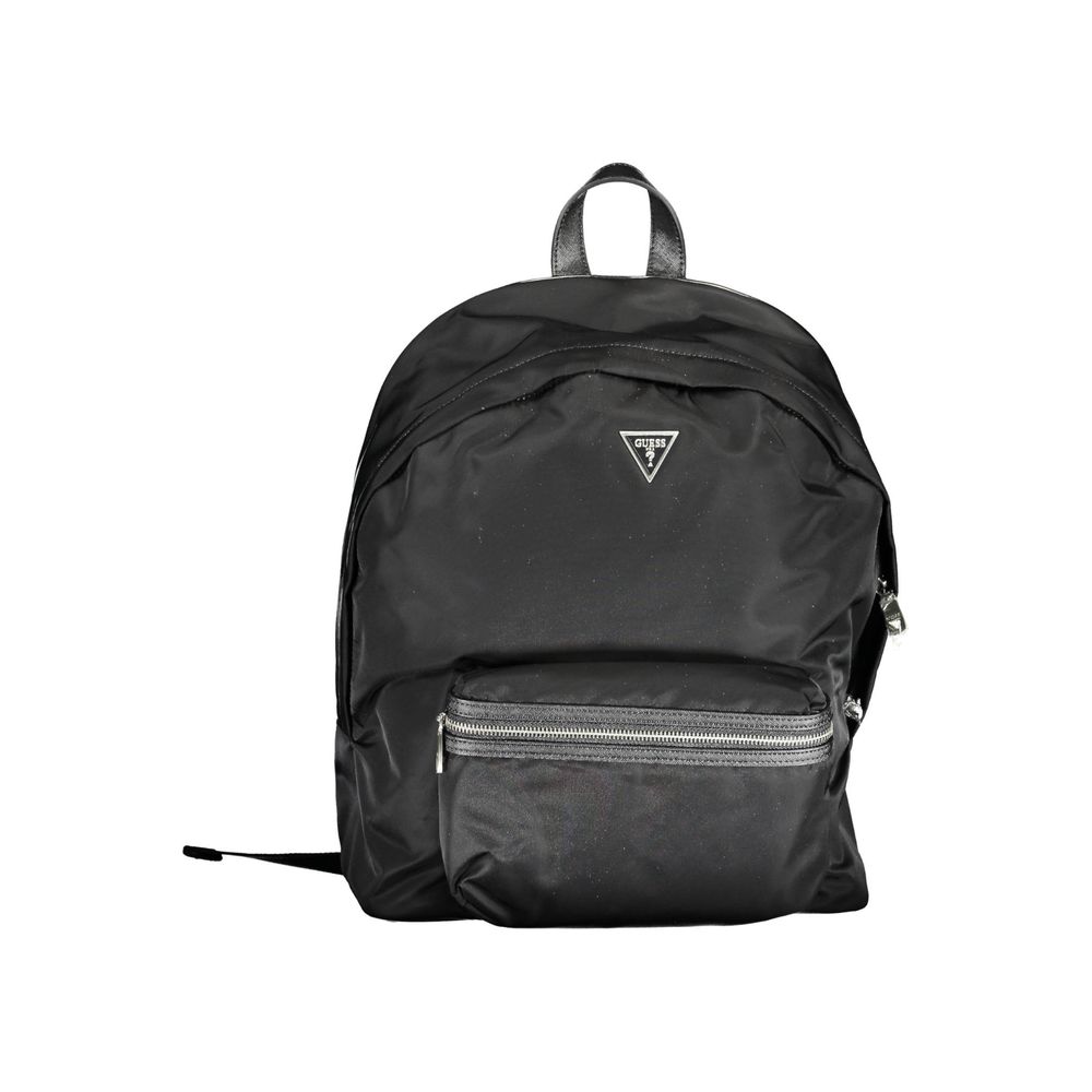 Guess Jeans Nero Nylon Men Backpack - YSONA