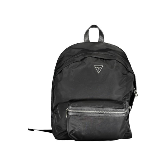 Guess Jeans Nero Nylon Men Backpack - YSONA