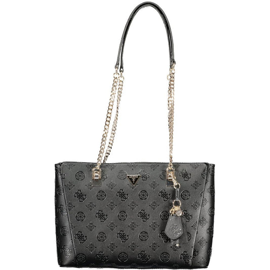 Guess Jeans Nero Poliuretano Women Handbag - YSONA