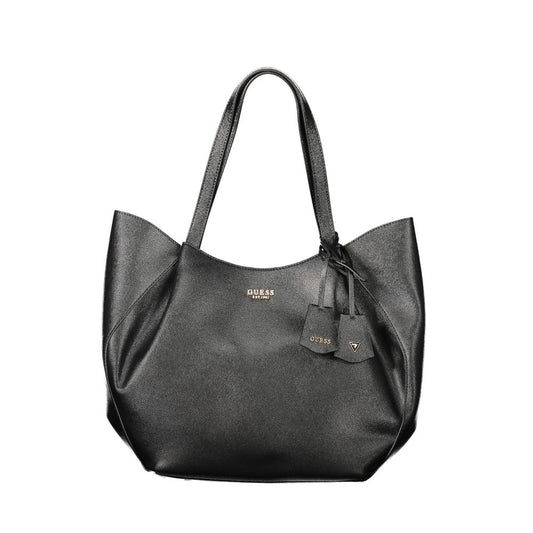 Guess Jeans Nero Poliuretano Women Handbag - YSONA