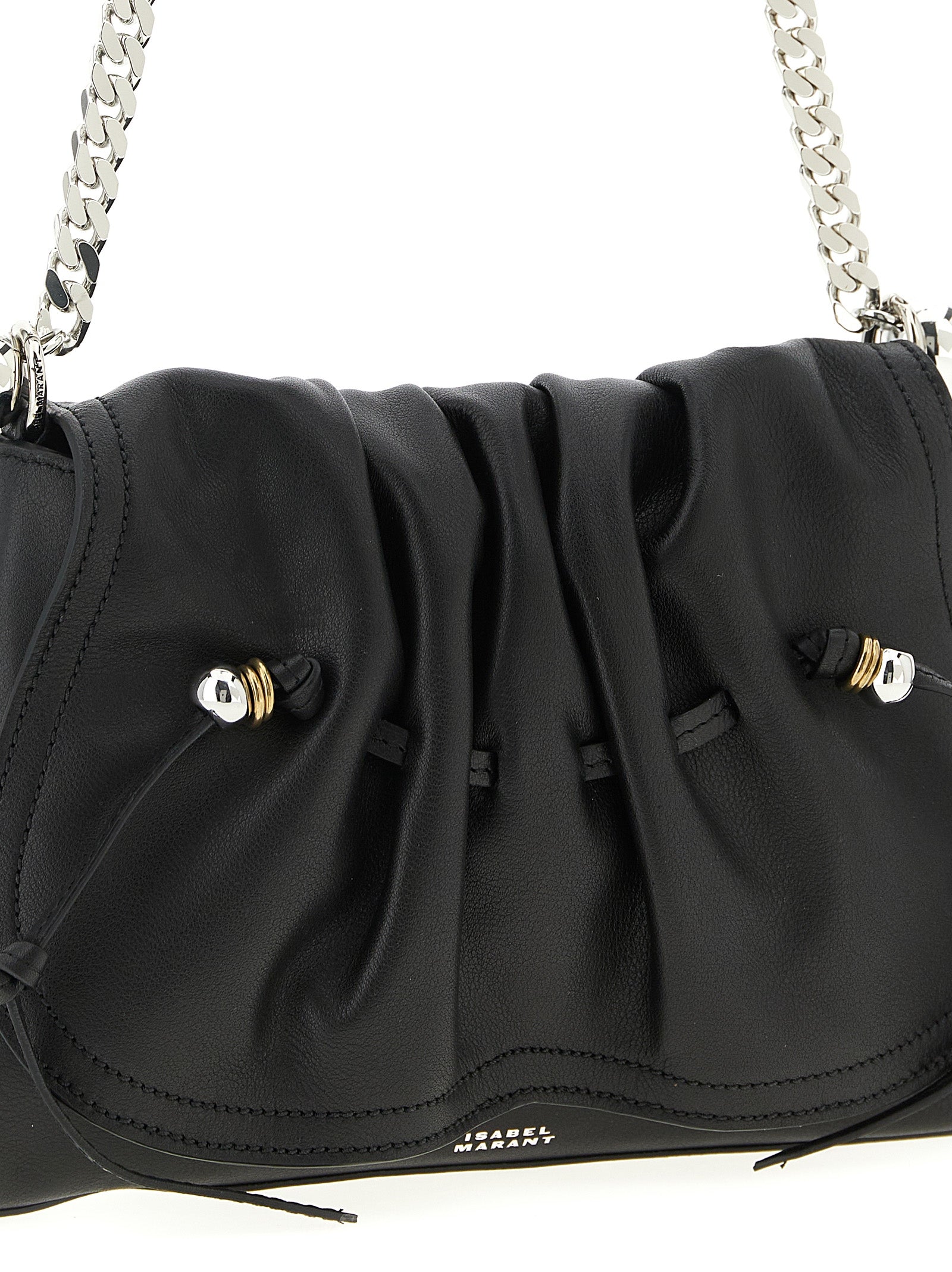 Isabel Marant Black Calfskin Shoulder Bag - view 3