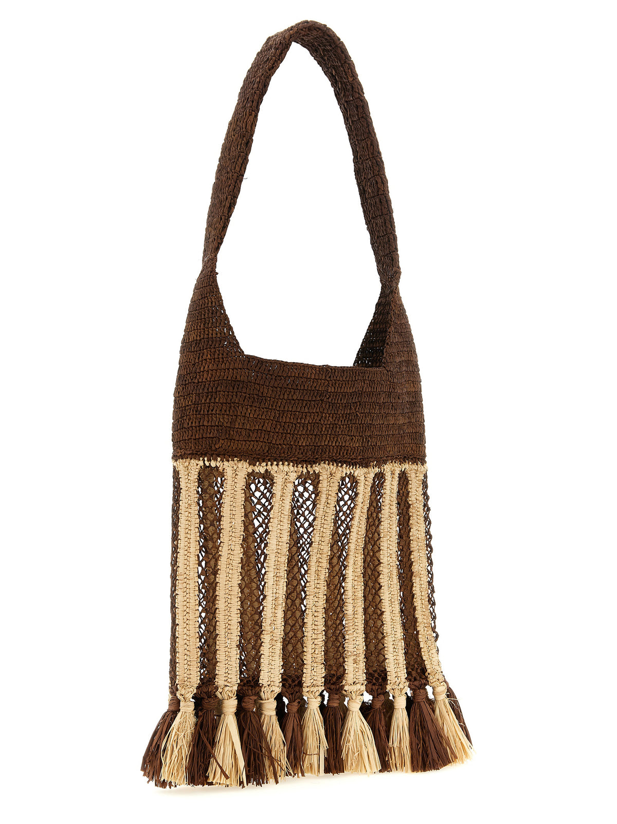 Isabel Marant Brown Raffia Shoulder Bag - view 2