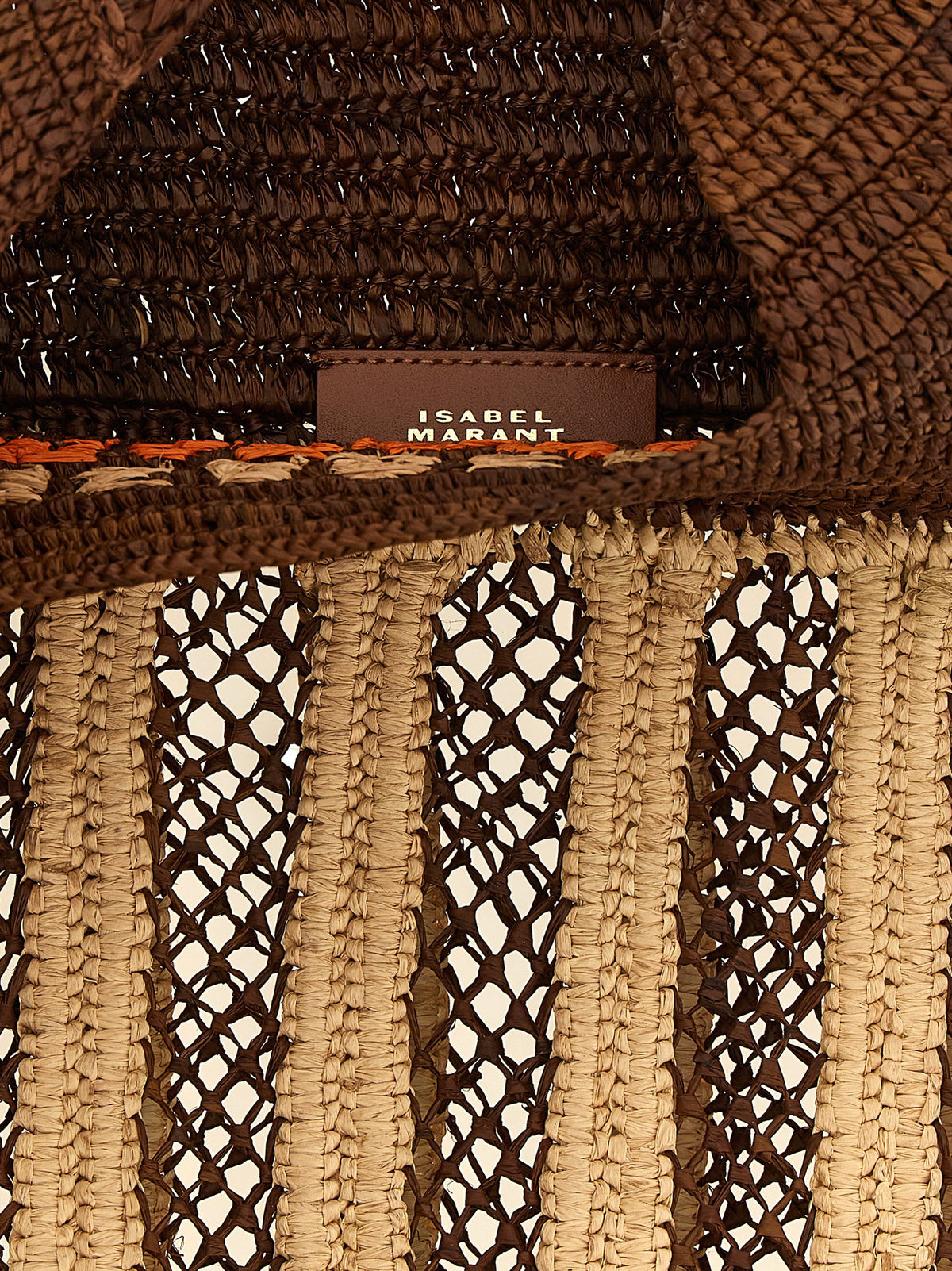 Isabel Marant Brown Raffia Shoulder Bag - view 4