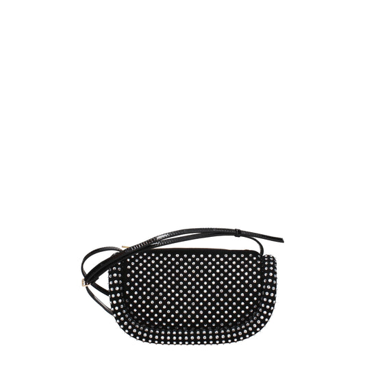 J.W.Anderson Black Leather Crossbody Bag - YSONA