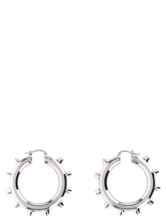 Jil Sander Silver Brass Earrings - YSONA