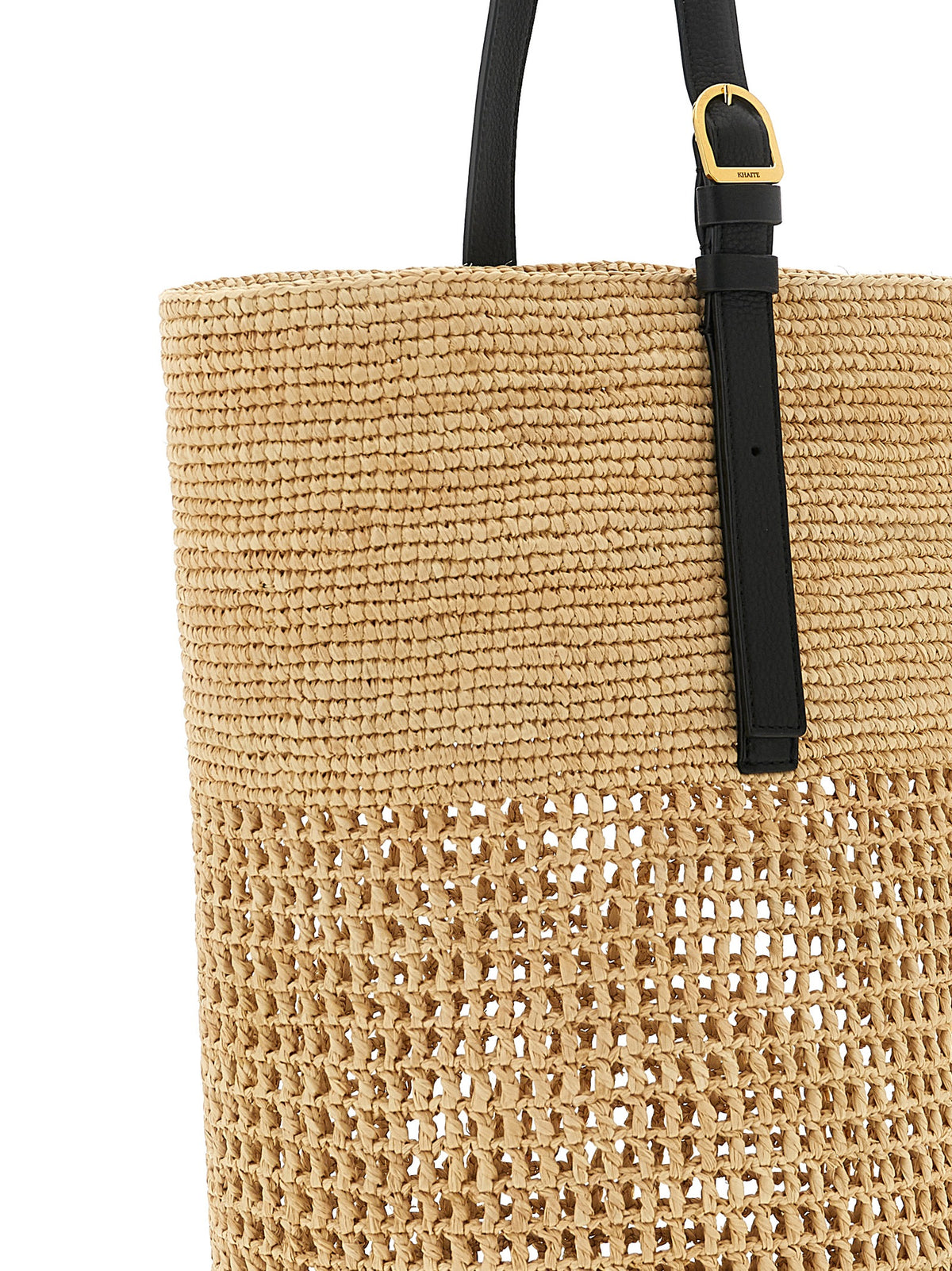 Khaite Beige Sisal Shoulder Bag - view 3