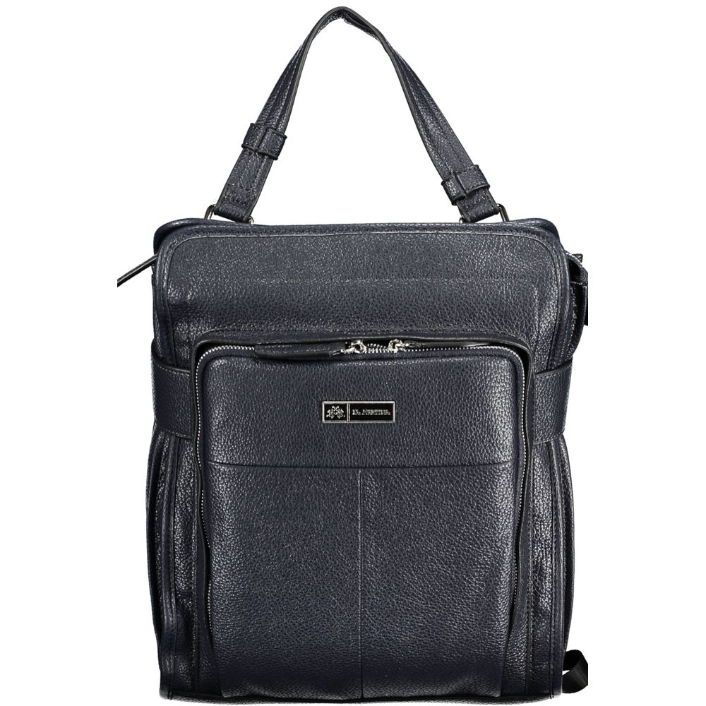 La Martina Blue Polyurethane Women Backpack - YSONA
