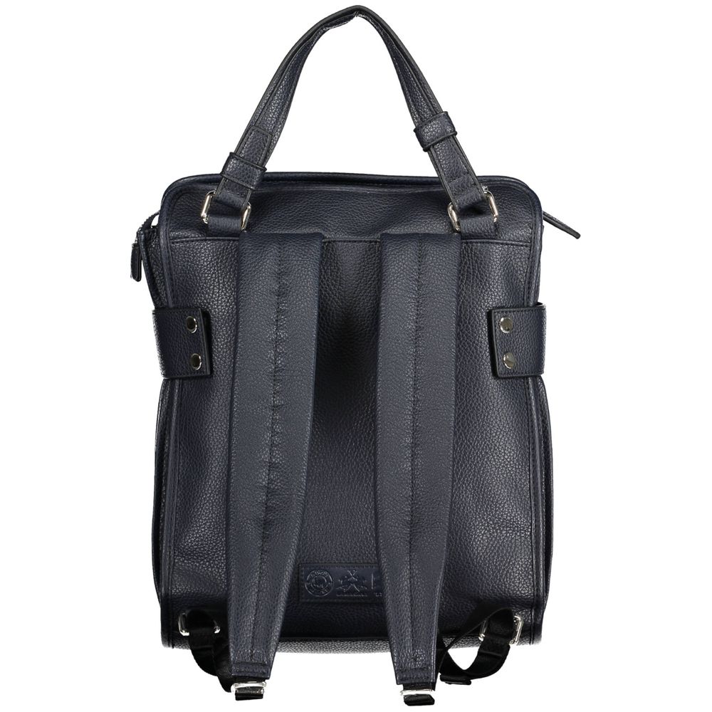 La Martina Blue Polyurethane Women Backpack - view 2